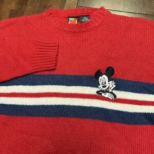 Vintage Mickey Unlimited Size XL Wool Blend Mickey Mouse Disney Sweater